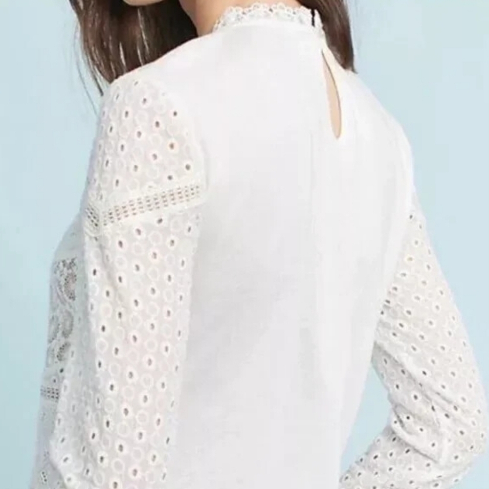 Anthropologie x James Coviello Burnham Lace Top - Picture 2 of 13